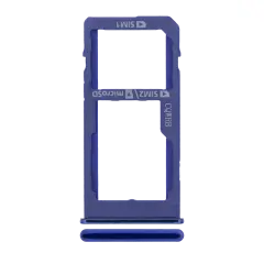 Dual Sim Card Tray Compatible For Samsung Galaxy A60 (A606 / 2019) (Seawater Blue)