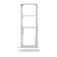 Dual Sim Card Tray Compatible For Samsung Galaxy A11 (A115 / 2020) (White)