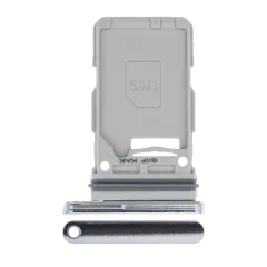Single Sim Card Tray For Samsung Galaxy S21 Ultra (Phantom Silver)