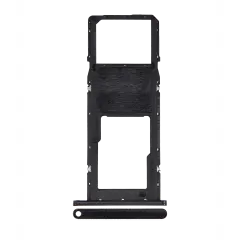 Single Sim Card Tray Compatible For Samsung Galaxy A02S (A025 / 2020) / A03 (A035 / 2021) (Black)