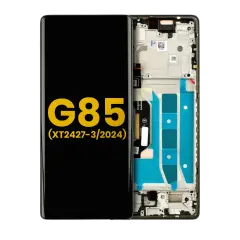 OLED Assembly With Frame Compatible For Motorola Moto G85 (XT2427-3 / 2024) (Refurbished) (Cobalt Blue)