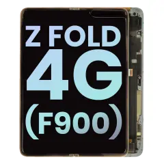 Inner OLED Assembly With Frame Compatible For Samsung Galaxy Z Fold 4G (F900) (Service Pack) (Cosmos Black)