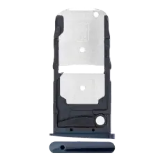 Single Sim Card Tray Compatible For Motorola Moto Z3 Play (XT1929 / 2018) (Blue)
