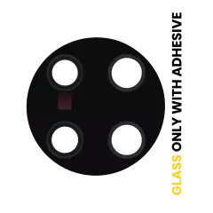 Back Camera Lens (Glass Only) With Adhesive Compatible For Huawei Mate 30 Pro