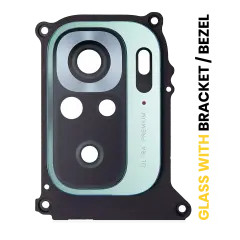 Back Camera Lens With Bracket / Bezel Compatible For Xiaomi Redmi Note 10S (Green)
