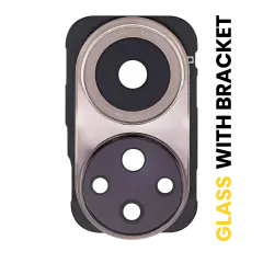 Back Camera Lens With Bracket Compatible For Honor 50 (Frost Crystal)
