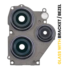 Back Camera Lens With Bracket / Bezel Compatible For Xiaomi Redmi 12 4G (Midnight Black)