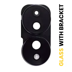 Back Camera Lens With Bracket Compatible For Honor 70 (Midnight Black)