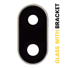 Back Camera Lens With Bracket Compatible For Huawei Mate 10 Lite (Gold)