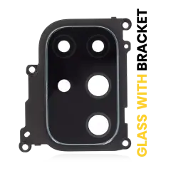 Back Camera Lens With Bracket Compatible For OnePlus Nord N10 5G (Midnight Ice)