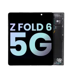 Inner OLED Assembly With Frame Compatible For Samsung Galaxy Z Fold 6 5G (US & International) (Service Pack) (Black)