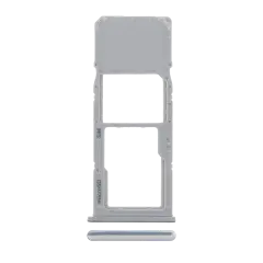 Single Sim Card Tray Compatible For Samsung Galaxy A70 (A705 / 2019) (Silver)