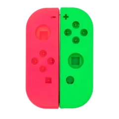 Housing Shell Compatible For Nintendo Switch Joy Con Controller (Green / Pink)