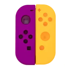 Housing Shell Compatible For Nintendo Switch Joy Con Controller (Dark Red / Coral)