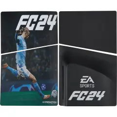 Faceplate Cover (Top & Bottom) Compatible For Sony PlayStation 5 Slim Disc Edition (EA Sport FC24 FIFA)