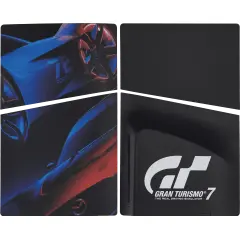 Faceplate Cover (Top & Bottom) Compatible For Sony PlayStation 5 Slim Disc Edition (Gran Turismo 7)