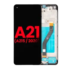 LCD Assembly With Frame For Samsung Galaxy A21 (A215 / 2020) (Aftermarket Plus)