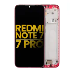 LCD Assembly With Frame Compatible For Xiaomi Redmi Note 7 / 7 Pro (Refurbished) (Twilight Gold)