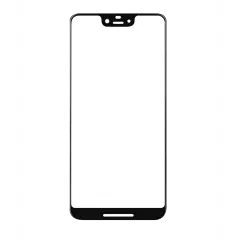 Front Cover Glass For Google Pixel 3 XL (Black)