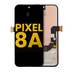 OLED Assembly Without Frame (With Finger Print Sensor) Compatible For Google Pixel 8A (Refurbished) (All Colors)