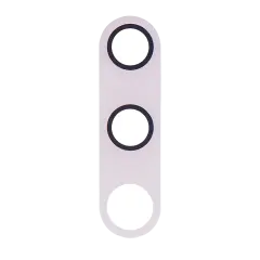 Back Camera Lens (Bottom) Compatible For One Fusion Plus (XT2067- 2 / 2020) (Genuine OEM) (Moonlight White)