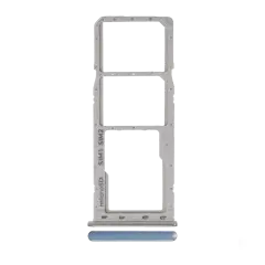 Dual Sim Card Tray Compatible For Samsung Galaxy A20 (A205 / 2019) / A30 (A305 / 2019) / A50 (A505 / 2019) (Silver)