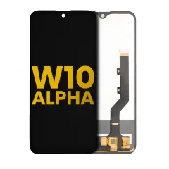 LCD Assembly Without Frame Compatible For LG W10 Alpha (Refurbished) (Black)