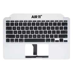 Top Case With Keyboard With Microphone Compatible For MacBook Air 11" (A1465 / Mid 2013 / Early 2014 / Early 2015) (US English) (Used OEM Pull: Grade New)