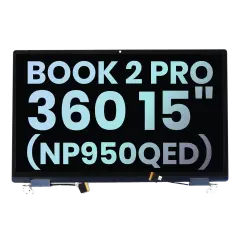 Complete LCD Display Assembly Compatible For Samsung Galaxy Book Pro 2 360 15" (NP950QED) (Service Pack) (Graphite)