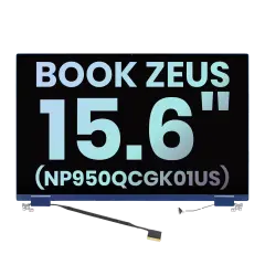 Complete LCD Display Assembly Compatible For Samsung Galaxy Book Zeus 15.6" (NP950QCGK01US) (Service Pack) (Subins-Blue)