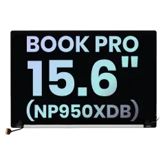 Complete LCD Display Assembly For Samsung Galaxy Book Pro 15.6" (NP950XDB) (Service Pack) (Silver)