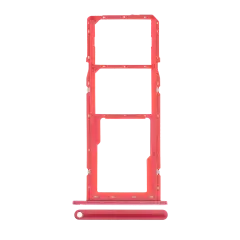 Dual Sim Card Tray For Samsung Galaxy A11 (A115 / 2020) (Red)