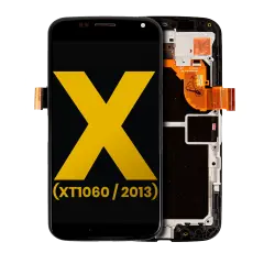 LCD Assembly With Frame Compatible For Motorola Moto X (XT1060 / 2013) (Refurbished) (All Colors)