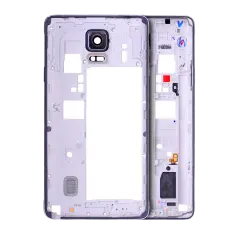 Mid-Frame Housing Compatible For Samsung Galaxy Note 4 (With Small Parts) (Black)