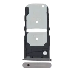 Dual Sim Card Tray Compatible For Motorola Moto Z3 (XT1929-17 / 2018) / Z3 Play (XT1929 / 2018) (Black)