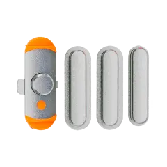 Hard Buttons (Power / Volume / Mute) Compatible For iPad Mini 1 / iPad Mini 2 / iPad Mini 3 (White)