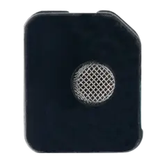 Flash Light / Power Flex Bracket With Microphone Mesh For iPhone 11 Pro Max (Silver) (10 Pack)