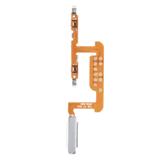 Power & Fingerprint Reader With Flex Cable Compatible For Samsung Galaxy Tab S7 11" (T870 / T875 / T876) (2020) (Mystic Silver)