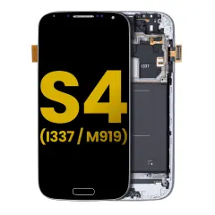 OLED Assembly With Frame Compatible For Samsung Galaxy S4 (I337 / M919) (AT&T & T-Mobile / Straight Talk) (Refurbished) (Black)