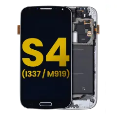 OLED Assembly With Frame Compatible For Samsung Galaxy S4 (i9505 / L720T) (International / Sprint (GSM Model) (Refurbished) (Black)
