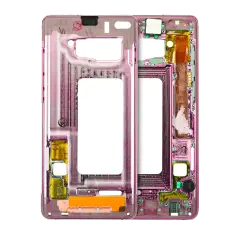 Mid-Frame Housing For Samsung Galaxy S10 (With Small Parts) (Flamingo Pink)