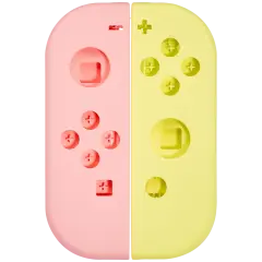 Housing Shell For Nintendo Switch Joy Con Controller (Pink / Yellow)
