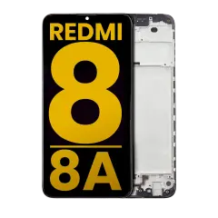LCD Assembly With Frame Compatible For Xiaomi Redmi 8 / 8A (Refurbished) (All Colors)