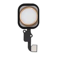 Home Button With Flex Compatible For iPhone 6 / 6 Plus (Gold)