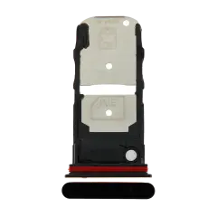Single Sim Card Tray Compatible For Motorola Edge 5G (XT2063-3 / 2020) (Midnight Magenta)