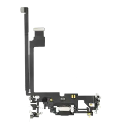 Charging Port Flex Cable Compatible For iPhone 12 Pro Max (Used OEM Pull) (Graphite)