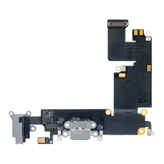 Charging Port Flex Cable Compatible For iPhone 6 Plus (Aftermarket) (Space Gray)