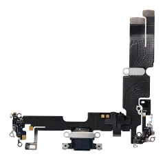 Charging Port Flex Cable Compatible For iPhone 14 Plus (Premium) (Midnight)