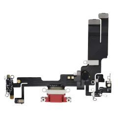 Charging Port Flex Cable Compatible For iPhone 14 (Premium) (Red)