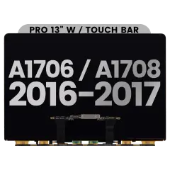 LCD Panel Only Compatible For MacBook Pro 13" W/ Touch Bar (A1706 / A1708 / Late 2016 / Mid 2017) (Panel Only)
